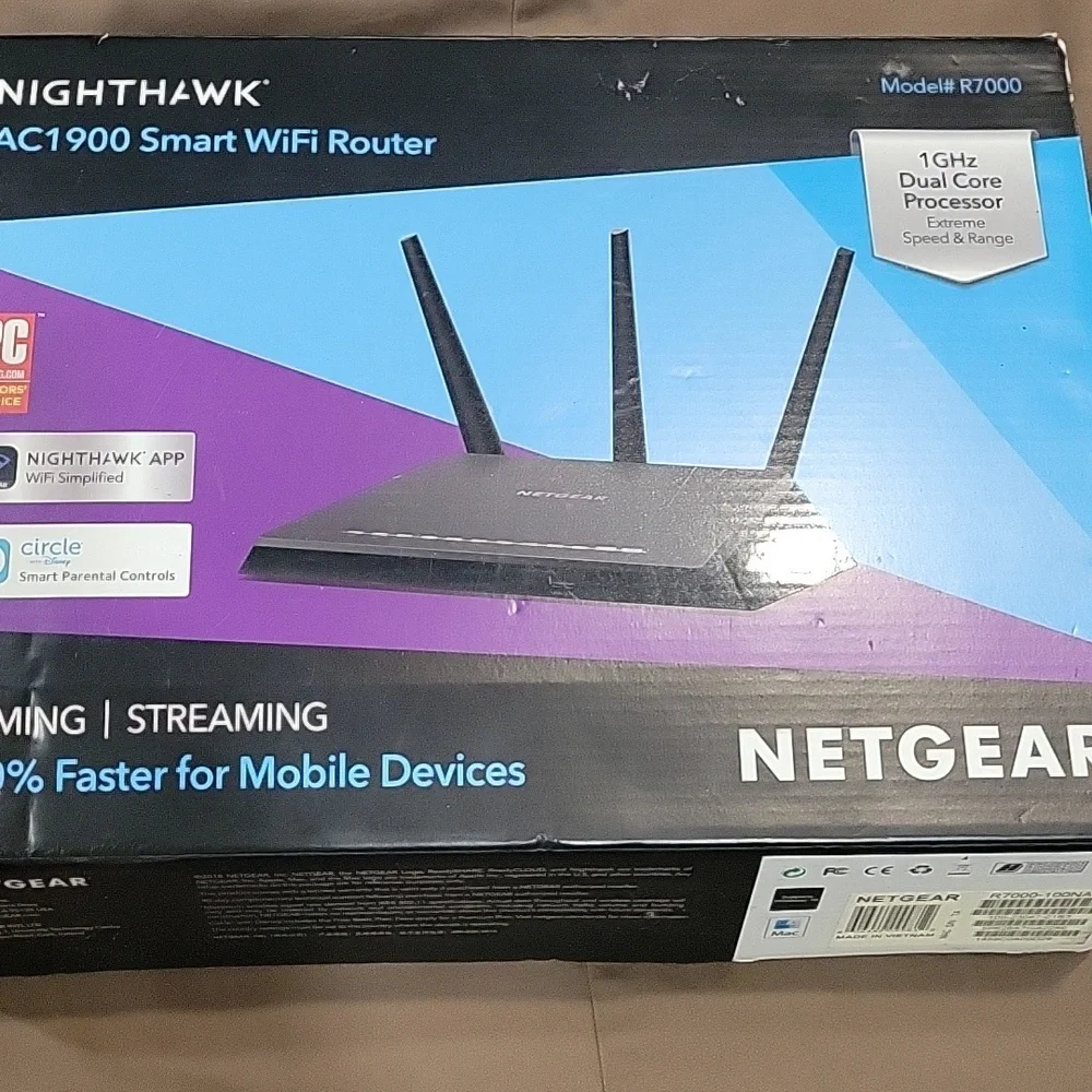 NETGEAR Nighthawk AC1900 Smart Wifi Router - Picture 1 of 4